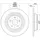 Hella Bremsscheibe Hinterachse Voll 8dd355126551