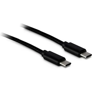 Inter-Tech 88885462 - USB Kabel (1 m, USB C, USB C, Schwarz)