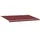vidaXL Markise Manuell 600 x 300 cm weinrot