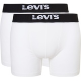 Levis Pants, 2er-Pack, Logo-Gummibund, für Herren, Unterhosen, Basic BoxerBrief, Weiss, M