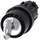Siemens 3SU1000-4BL11-0AA0 Schlüsselschalter RONIS 22mm rund