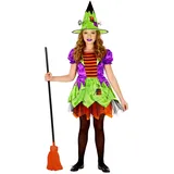 W WIDMANN MILANO Party Fashion - Kinderkostüm Monsterhexe, Kleid und Hut, Verkleidung Halloween