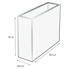 Eda Loft L Volcania 78 x 29 x 60 cm Kalkbeige