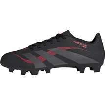 adidas Predator Club FG/MG Herren Core Black/Grey Four/Lucid Red 44 2/3