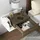 Livetastic Nachtschrank Hephaistos 60 x 21,4 x 35 cm Weiß/Walnuss