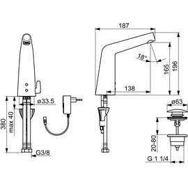 Hansa HansaDesigno Sensor-Armatur (51792221)