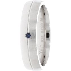 Xen, Ring, Bandring mit Saphir ca. 0,02 ct., (54, 925 Silber)