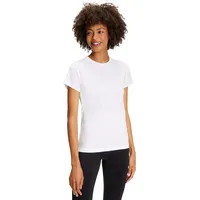Falke T-Shirt CORE Logo Round Neck W S/S SH Lyocell Baumwolle feuchtigkeitsregulierend 1 Stück, Weiß (White 2008), S
