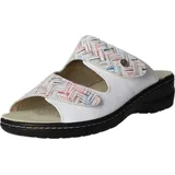 Hickersberger Milano Damen Pantolette in Weiß, Größe 37 - Weiß