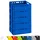 Buri 5 Fleischkisten E2 60x40x20cm Blau Eurobox