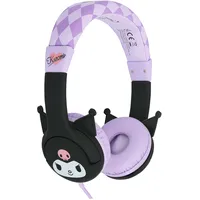 OTL Technologies Kinder-Kopfhörer mit Kabel von Kuromi mit Lautstärkeregler, offiziell lizenziert von Kuromi