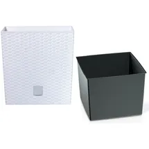 Prosperplast Rato Low 26,5 x 26,5 x 26,5 cm weiß