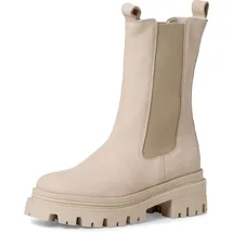 TAMARIS Damen Elegante Stiefel 1-25498-41 ANTELOPE 375 beige 40