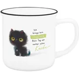 SHEEPWORLD Becher Motiv Katze 0,35 l Mehrfarbig 2 St.