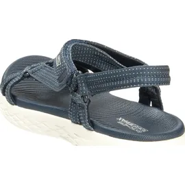 SKECHERS Damen ON-The-GO 600 BRILLIANCY Sportsandale, Navy Textile/Trim, 42 EU Schmal