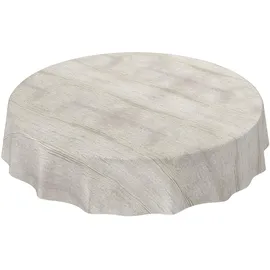 ANRO Tischdecke PVC Rund 140 cm Braun
