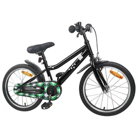 vidaXL Kinderfahrrad 18 Zoll schwarz