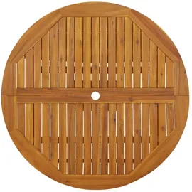 vidaXL Gartentisch Ø 110 x 75 cm braun
