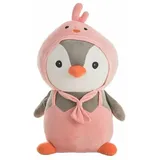 BigBuy Plüschtier Kit Pinguin Rosa 80 cm - Rosa