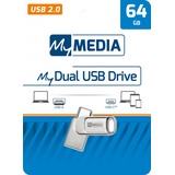 MyMedia MyDual 64GB, USB-A (USB 2.0), USB-C®
