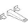 Grohe Allure Brilliant 3-Loch-Waschtisch-Wandbatterie Hard Graphite