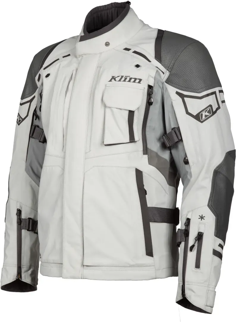 Klim Kodiak Motorrad Textiljacke, grau, Größe 54 für Männer