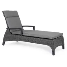 BIZZOTTO Britton Sonnenliege 200 x 70 x 106 cm Grau