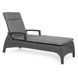 BIZZOTTO Britton Sonnenliege 200 x 70 x 106 cm Grau