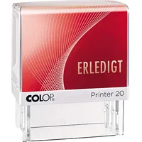 Colop Textstempel Printer 20 ERLEDIGT rot