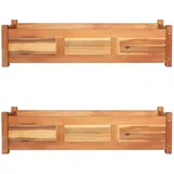 vidaXL Akazienholz Hochbeet 100 x 30 x 25 cm Braun