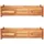 vidaXL Akazienholz Hochbeet 100 x 30 x 25 cm Braun
