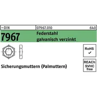 Industrial Quality Supplies DIN 7967 Sicherungsmuttern Federstahl M 24
