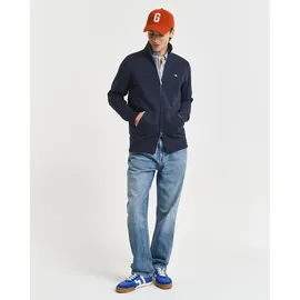 GANT Reg Shield Halbzippullover Evening Blue 3XL