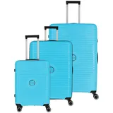 Travelite Orbita Koffer-Set 3-tlg. türkis/ blau/ grau