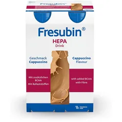 Fresubin hepa Trinknahrung bei Lebererkrankungen Cappuccino 4X200 ml