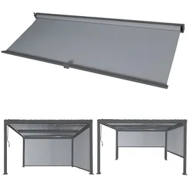 MCW Seitenwand für Pergola 3 x 3,38 m Anthrazit