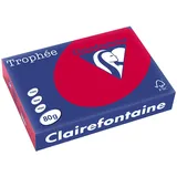 Clairefontaine Trophée Universalpapier matt kirschrot, A4, 80g/m2, 500 Blatt (1782C)