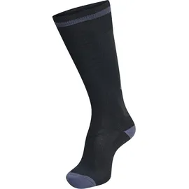 hummel Elite Indoor High Socken, Schwarz/Asphalt, 46 EU