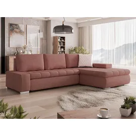 Mirjan24 Ecksofa Orkan Mini, Polsterecke, Schlaffunktion und Bettkasten, Eckcouch vom Hersteller, L-Form Sofa (Uttario Velvet 2955 + Couches, Wohnlandschaften, Ecksofas