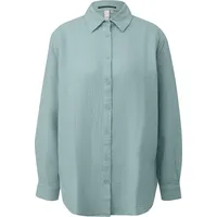 QS Hemdbluse aus Musselin türkis 32