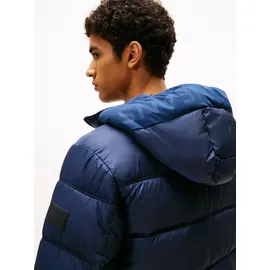Tommy Hilfiger Hooded Logo Puffer schwarz XL