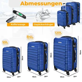 Kesser Koffer-Set 3-tlg. blau