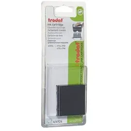 Trodat Ersatzstempelkissen 4,0 x 4,0 cm Schwarz 2 St.