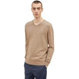 TOM TAILOR Herren Basic Strickpullover mit V-Ausschnitt