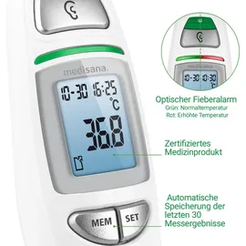 Medisana TM 750 Multifunktionsthermometer weiß