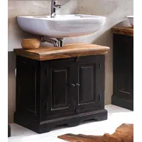 SIT Möbel Waschbeckenunterschrank »Corsica«, Breite 66 cm, Shabby Chic, Vintage, schwarz