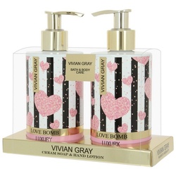 VIVIAN GRAY Hautreinigungs-Set Cremeseife & Hand Lotion rosa