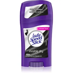 Lady Speed Stick Invisible Dry festes Antitranspirant gegen gelbe Flecken 40 g