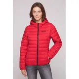 Soccx Outdoorjacke SOCCX, Damen, Gr. M, rot, Steppware, Material: 100% Polyamid, Futter: 100% Polyester, Füllung: 100% Polyester, bedruckt, bestickt, slim fit normal, eingesetzt elastischer Bund, Jacken Outdoorjacke, mit elastischem Saumabschluss