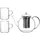 LEONARDO Teekanne Transparent 1,2 l